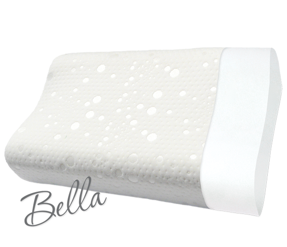 Ортопедична подушка з ефектом пам'яті (форма хвилі)Bella 500 x 307 x 120 мм P103